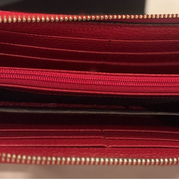 Gucci Continental Wallet Red Leather - Picture 7 of 8